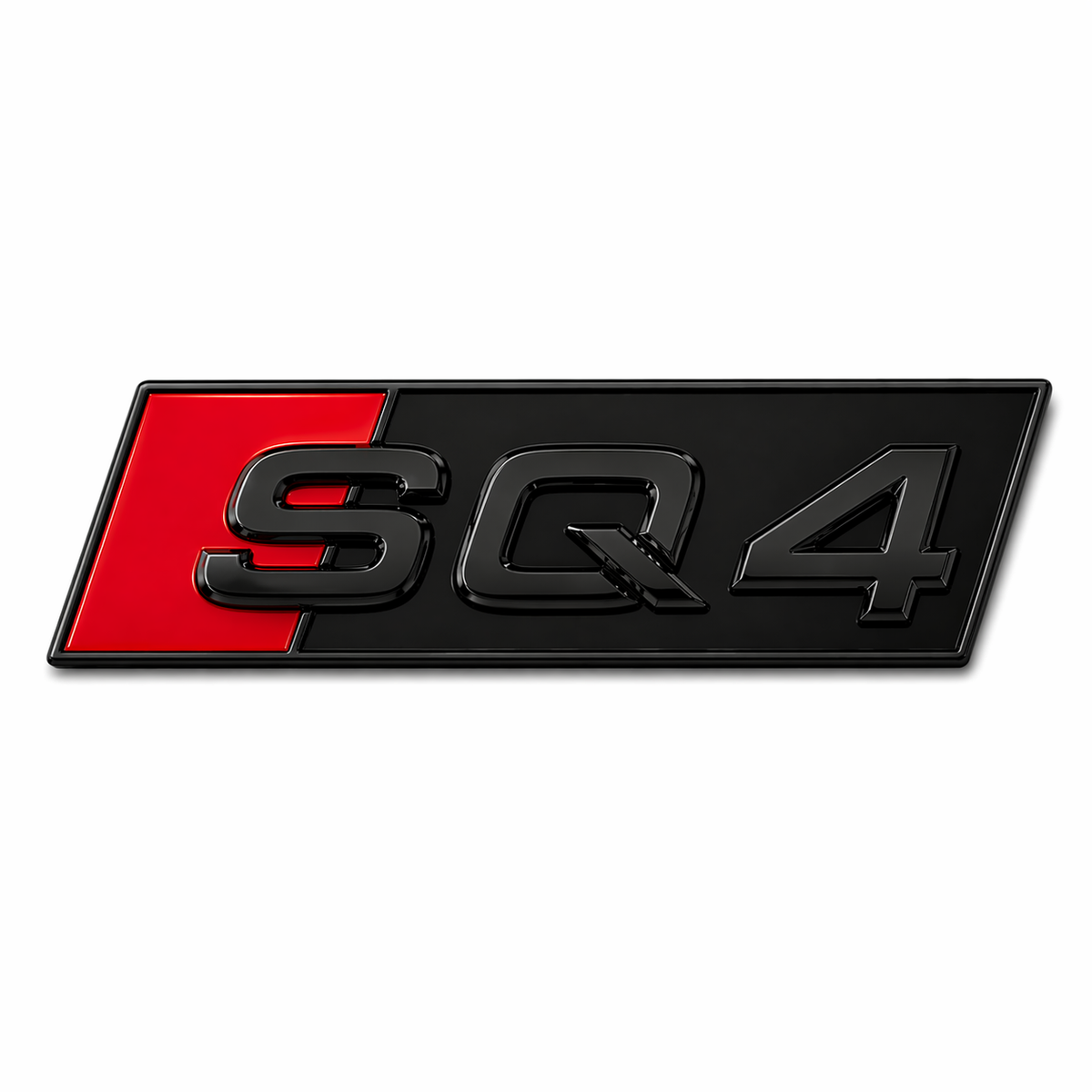 S Q4 Siyah Ön Panjur Yazısı Audi Uyumlu
