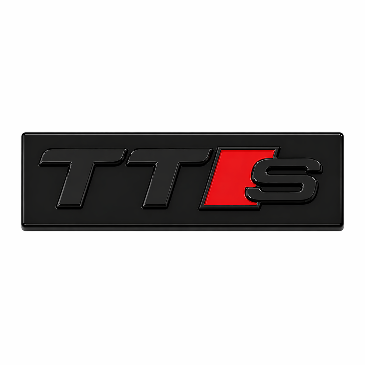 TT S Ön panjur için yazı Siyah Ön Panjur Yazısı Audi Uyumlu
