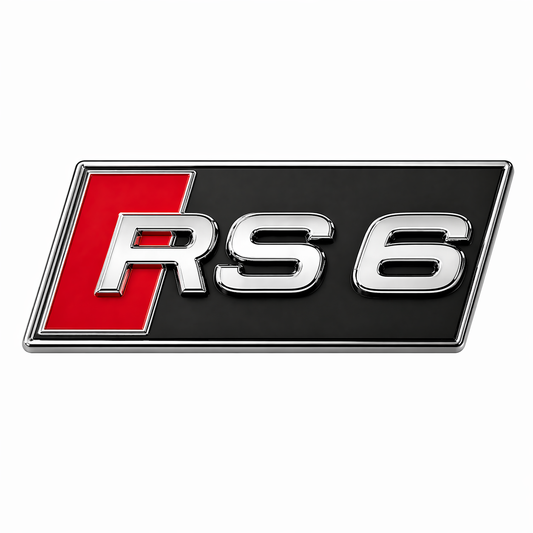 RS6 Ön panjur için Krom Ön Panjur Yazısı Audi Uyumlu