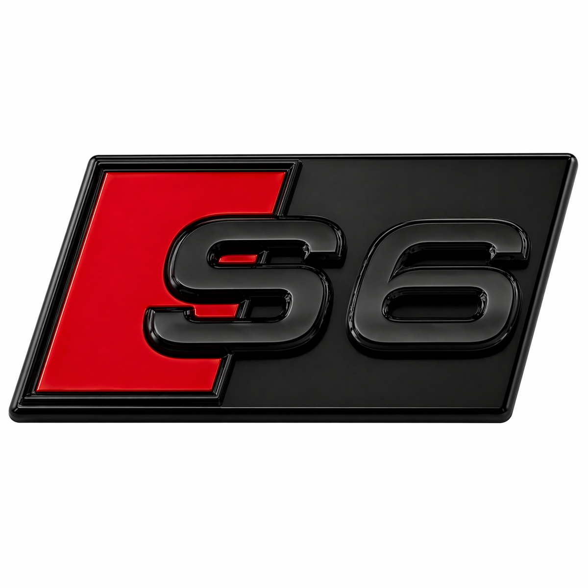 S6 Ön panjur için yazı Siyah Ön Panjur Yazısı Audi Uyumlu