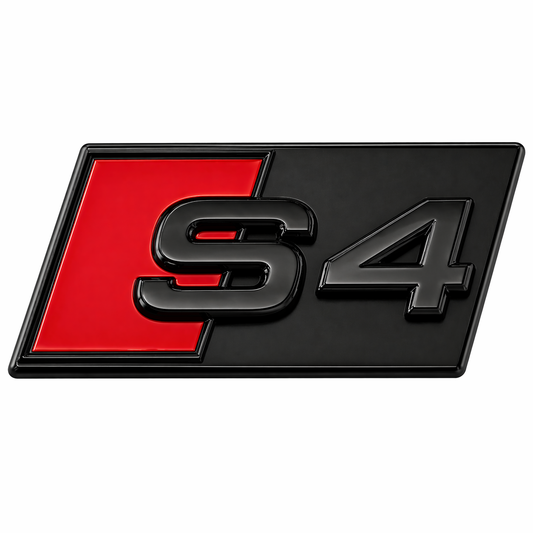 S4 Ön panjur için Siyah Ön Panjur Yazısı Audi Uyumlu