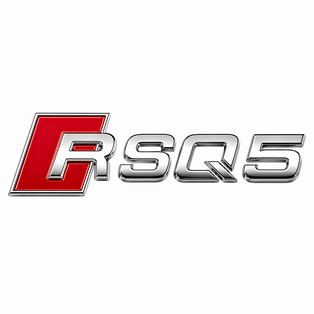 RS Q5 Krom Bagaj Yazısı Audi Uyumlu