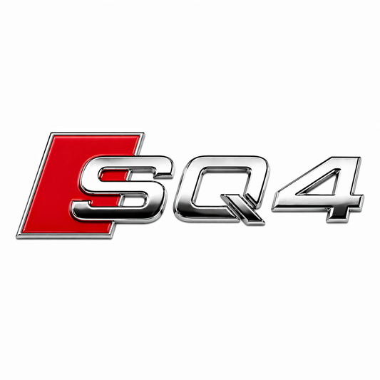 S Q4 Krom Bagaj Yazısı Audi Uyumlu