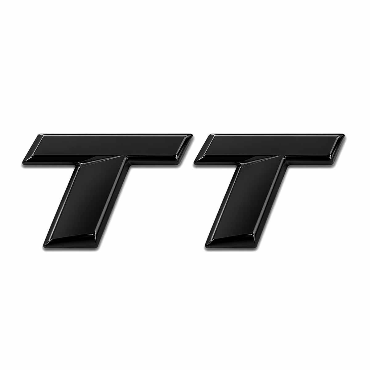 TT İtalik yazı Siyah Bagaj Yazısı Audi Uyumlu