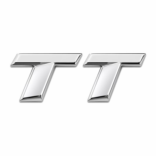 TT İtalik Krom Bagaj Yazısı Audi Uyumlu