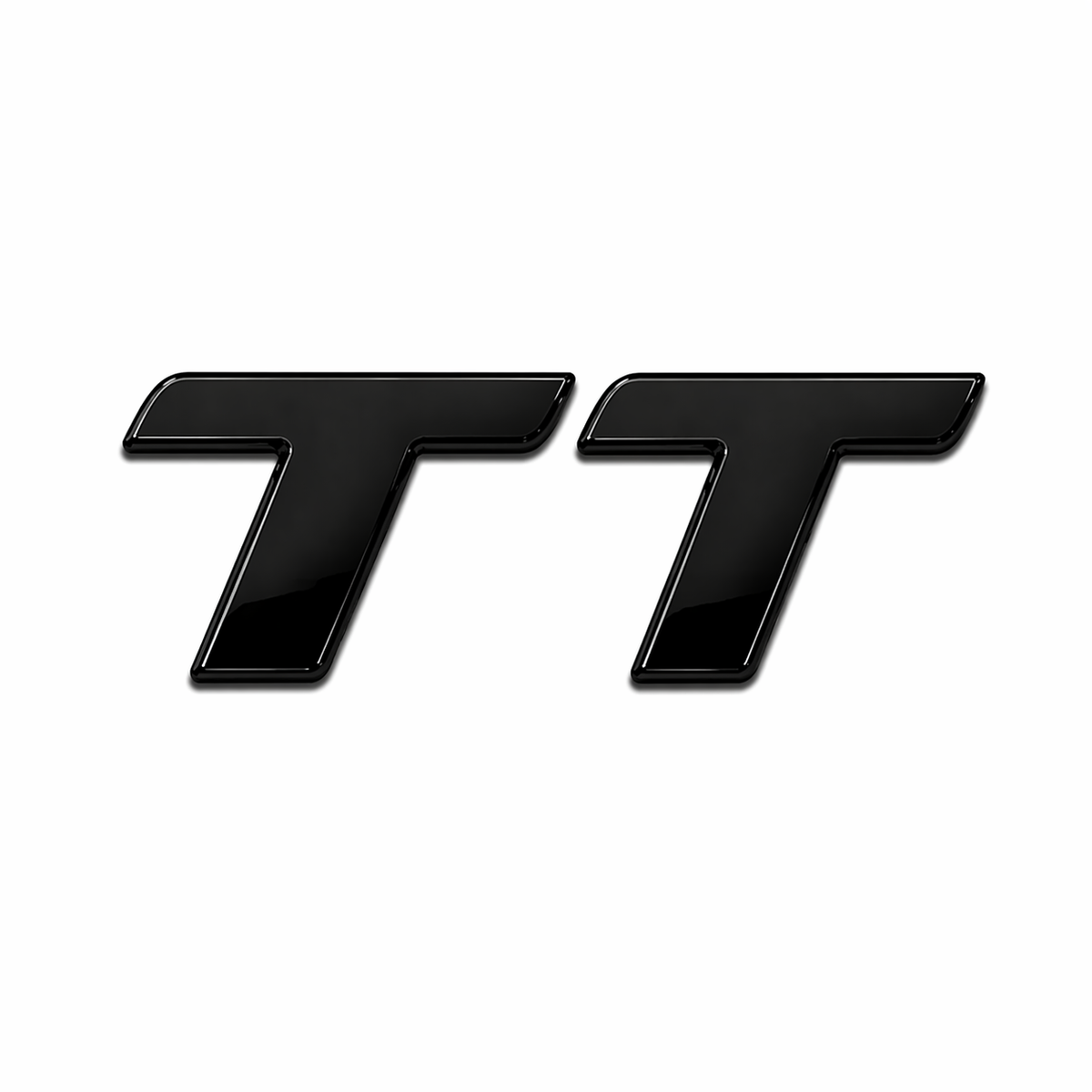 TT Siyah Bagaj Yazısı Audi Uyumlu