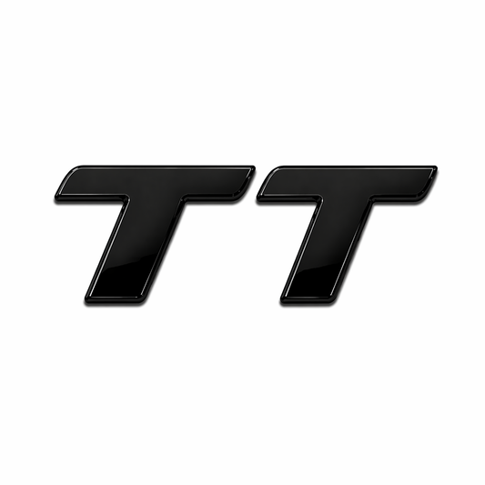 TT Siyah Bagaj Yazısı Audi Uyumlu