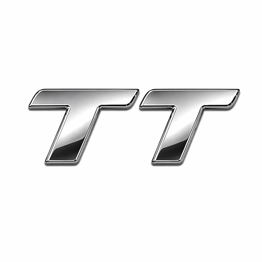 TT Krom Bagaj Yazısı Audi Uyumlu