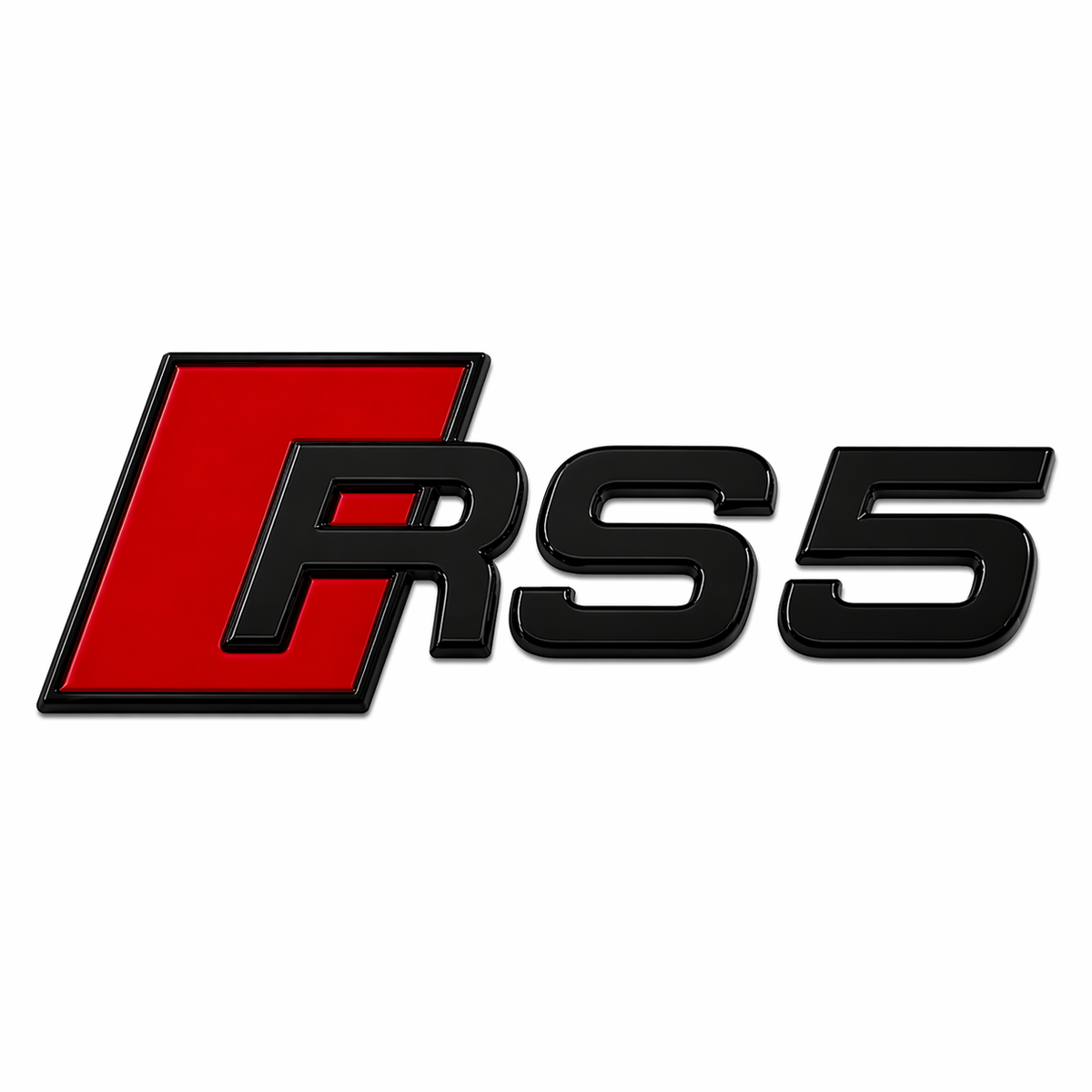 RS5 Siyah Bagaj Yazısı Audi Uyumlu