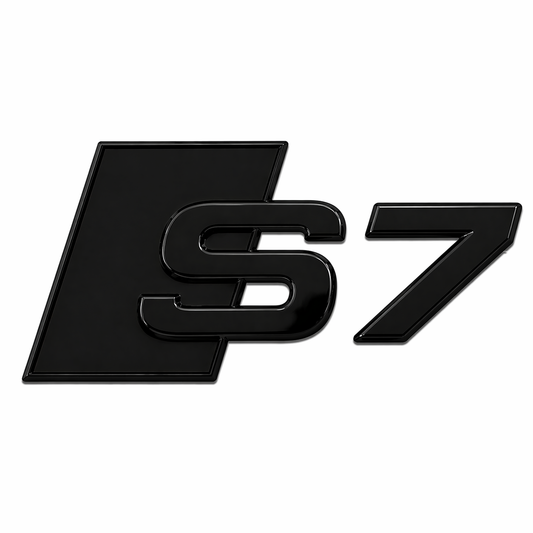 S7 Siyah Bagaj Yazısı Audi Uyumlu