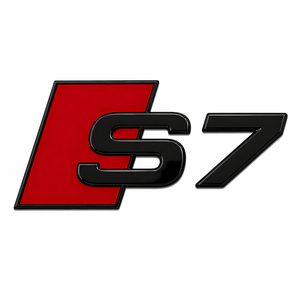S7 Siyah Kırmızı Bagaj Yazısı Audi Uyumlu
