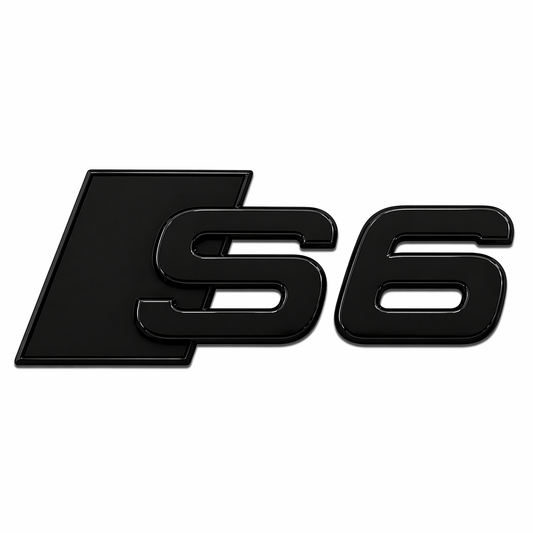 S6 Siyah Bagaj Yazısı Audi Uyumlu