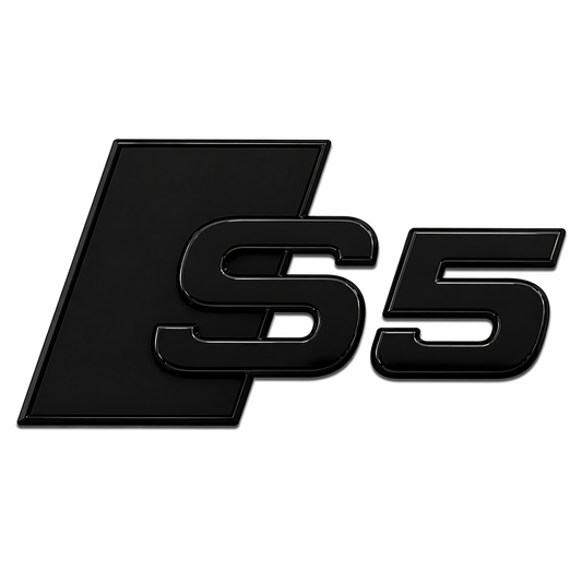 S5 Siyah Bagaj Yazısı Audi Uyumlu