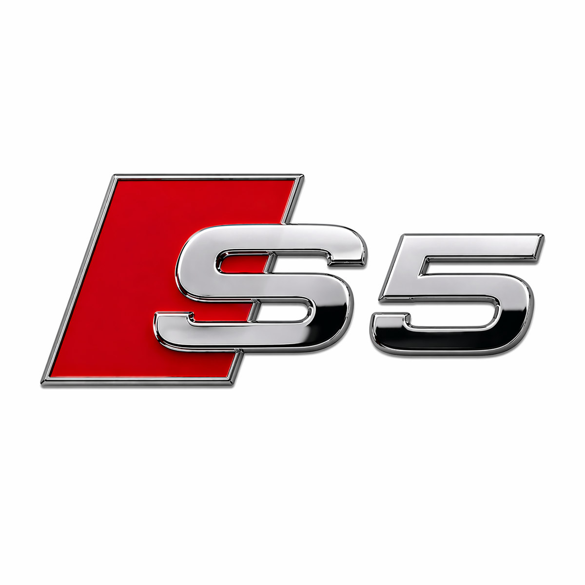 S5 Krom Kırmızı Bagaj Yazısı Audi Uyumlu