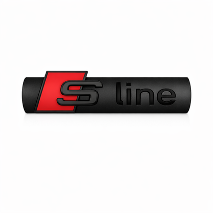 S Line Mat Siyah Bagaj Yazısı Audi Uyumlu