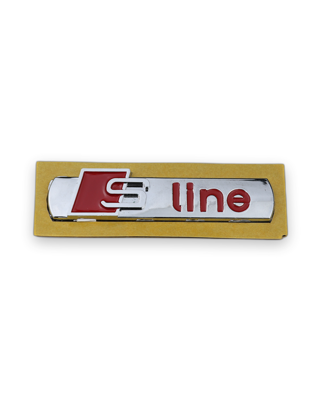 S line Krom Kırmızı Bagaj Yazısı Audi Uyumlu