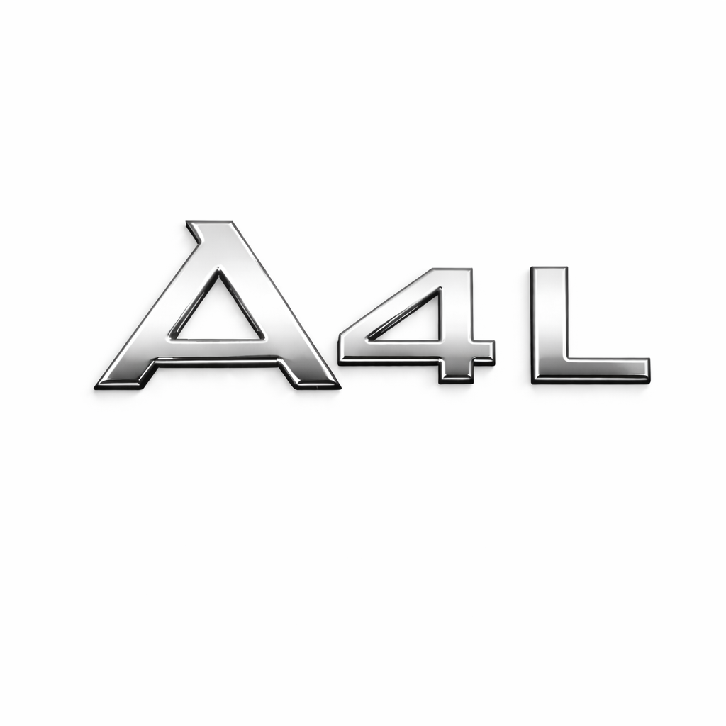 A4L Audi A4L yazısı Krom Bagaj Yazısı Audi Uyumlu