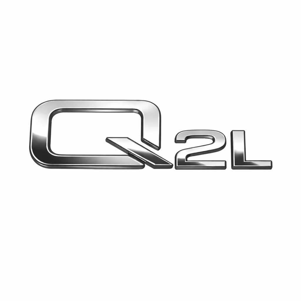 Q2L Audi Q2L yazısı Krom Bagaj Yazısı Audi Uyumlu