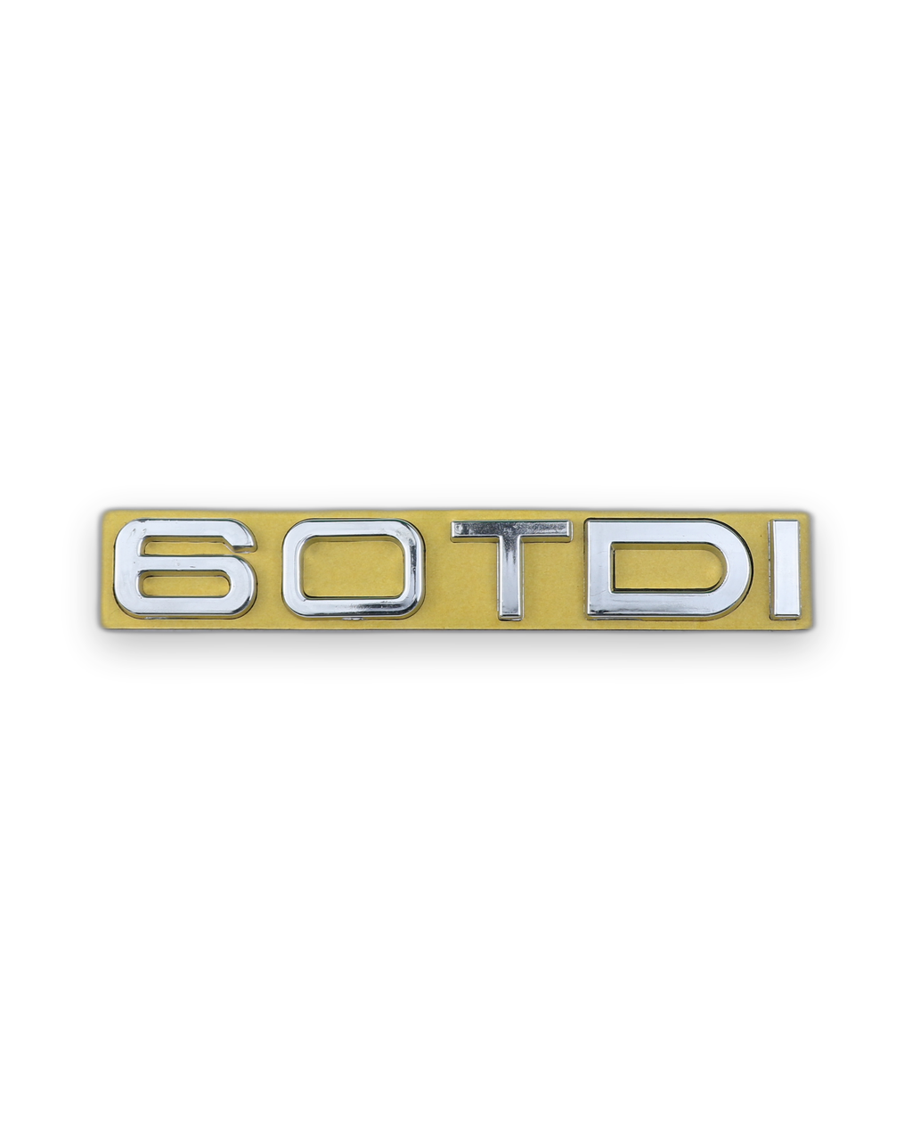 60 TDI Krom Bagaj Yazısı Audi Uyumlu