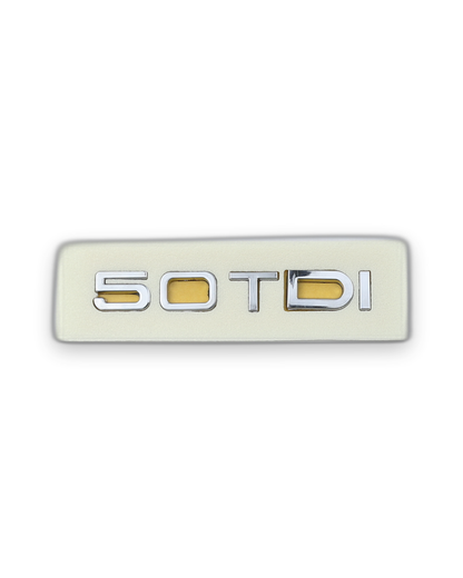 50 TDI Krom Bagaj Yazısı Audi Uyumlu