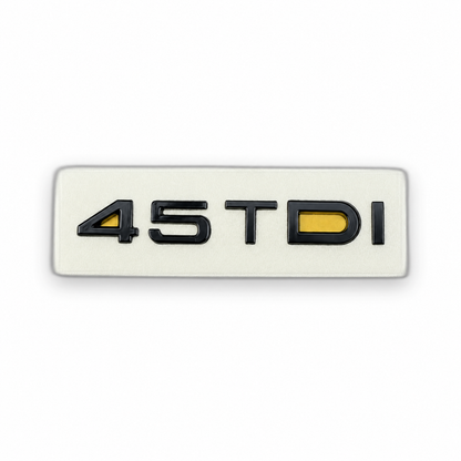 45 TDI Siyah Bagaj Yazısı Audi Uyumlu