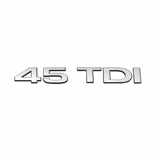 45 TDI Krom Bagaj Yazısı Audi Uyumlu