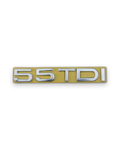 55 TDI Krom Bagaj Yazısı Audi Uyumlu