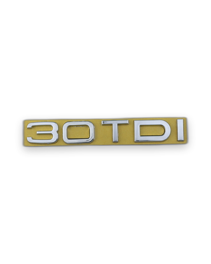 30 TDI Krom Bagaj Yazısı Audi Uyumlu