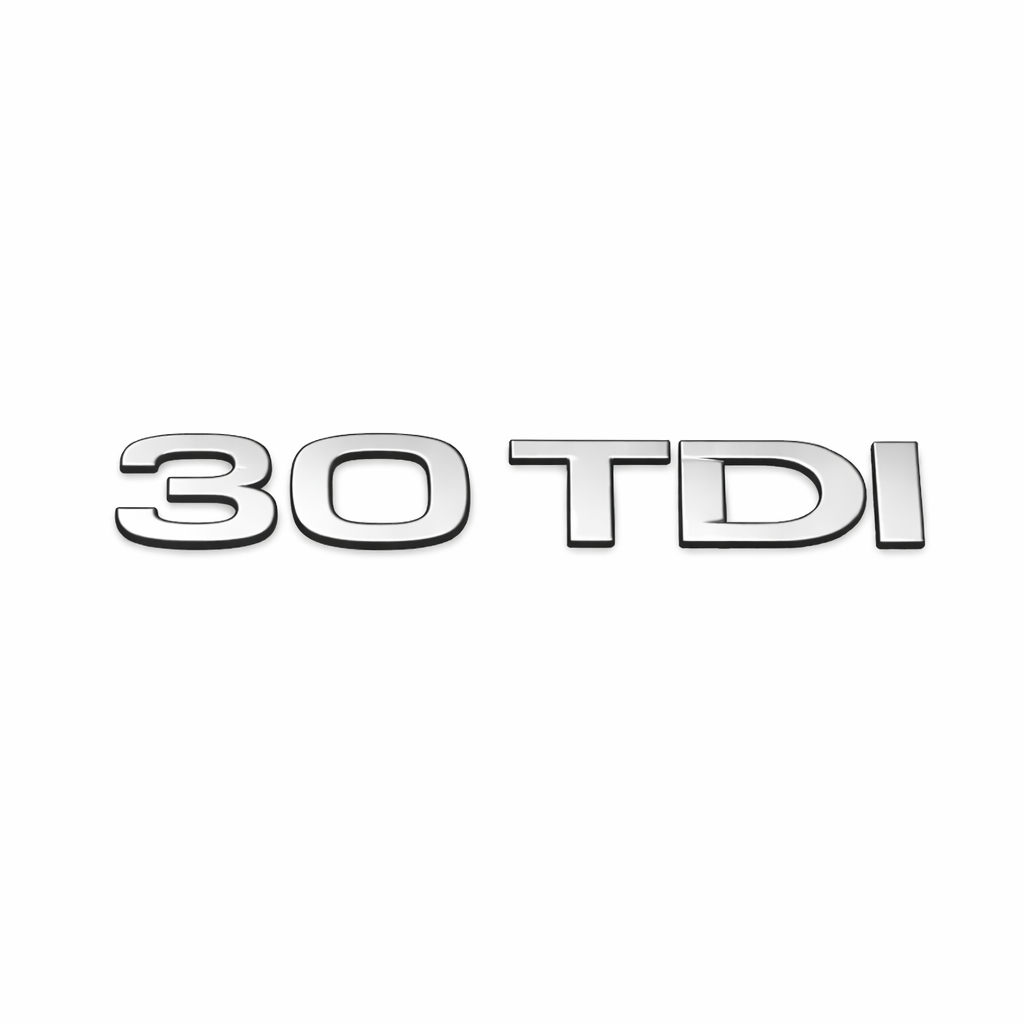 30 TDI Krom Bagaj Yazısı Audi Uyumlu