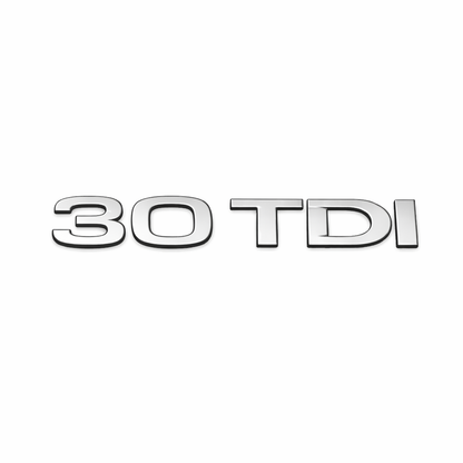 30 TDI Krom Bagaj Yazısı Audi Uyumlu