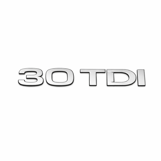 30 TDI Krom Bagaj Yazısı Audi Uyumlu