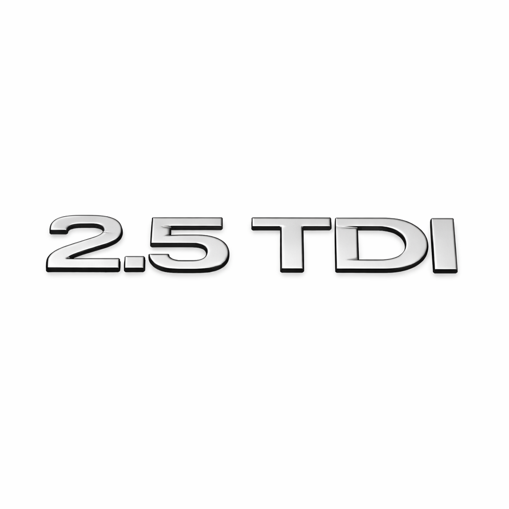 2.5 TDI Krom Bagaj Yazısı Audi Uyumlu