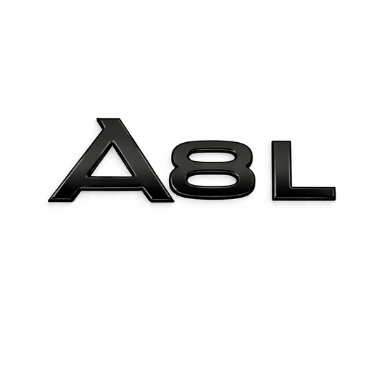 A8L Siyah Bagaj Yazısı Audi Uyumlu