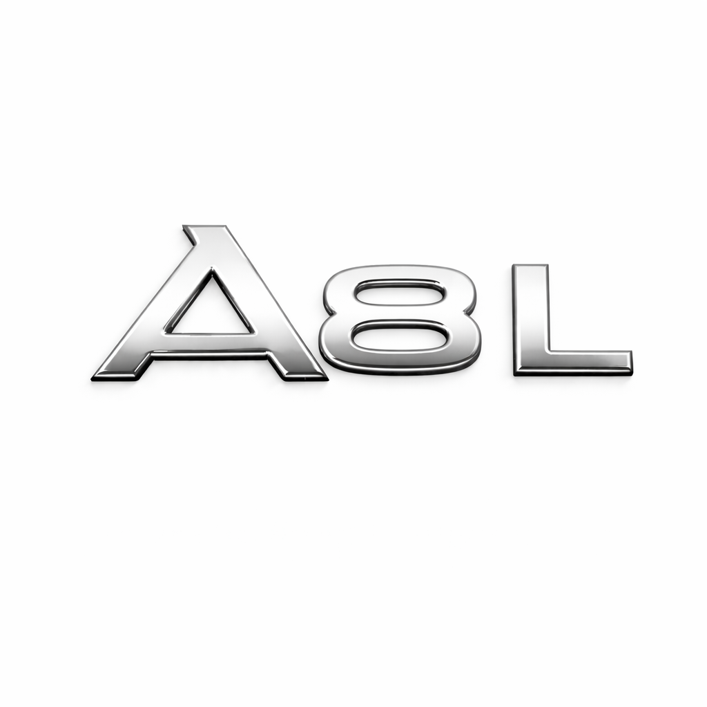 A8L Krom Bagaj Yazısı Audi Uyumlu