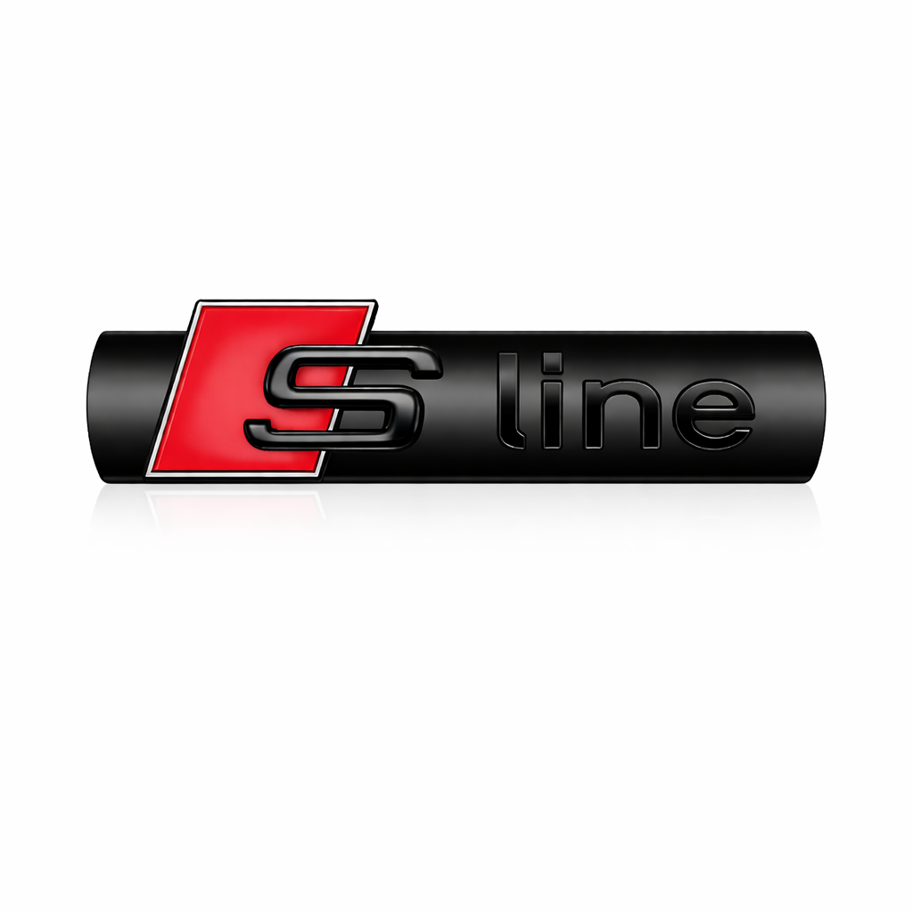 S Line Siyah Bagaj Yazısı Audi Uyumlu