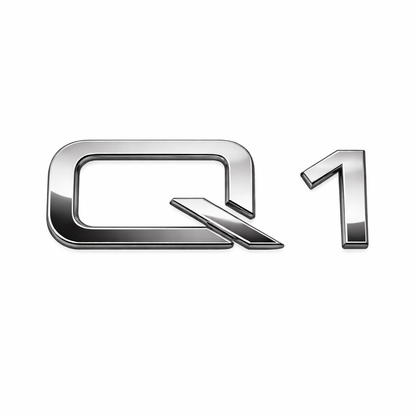 Q1 Krom Bagaj Yazısı Audi Uyumlu