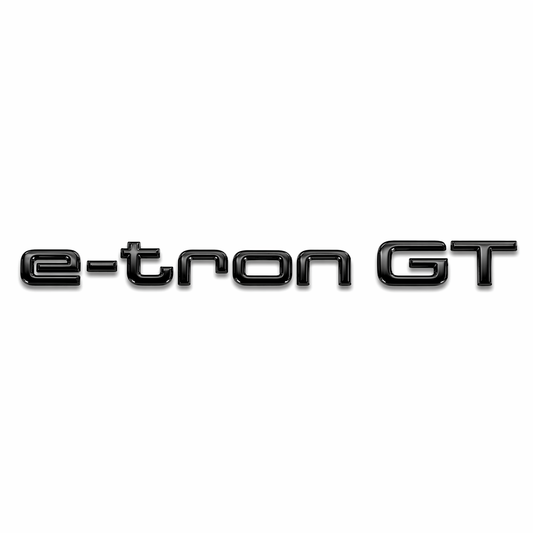 e-tron GT Siyah Bagaj Yazısı Audi Uyumlu