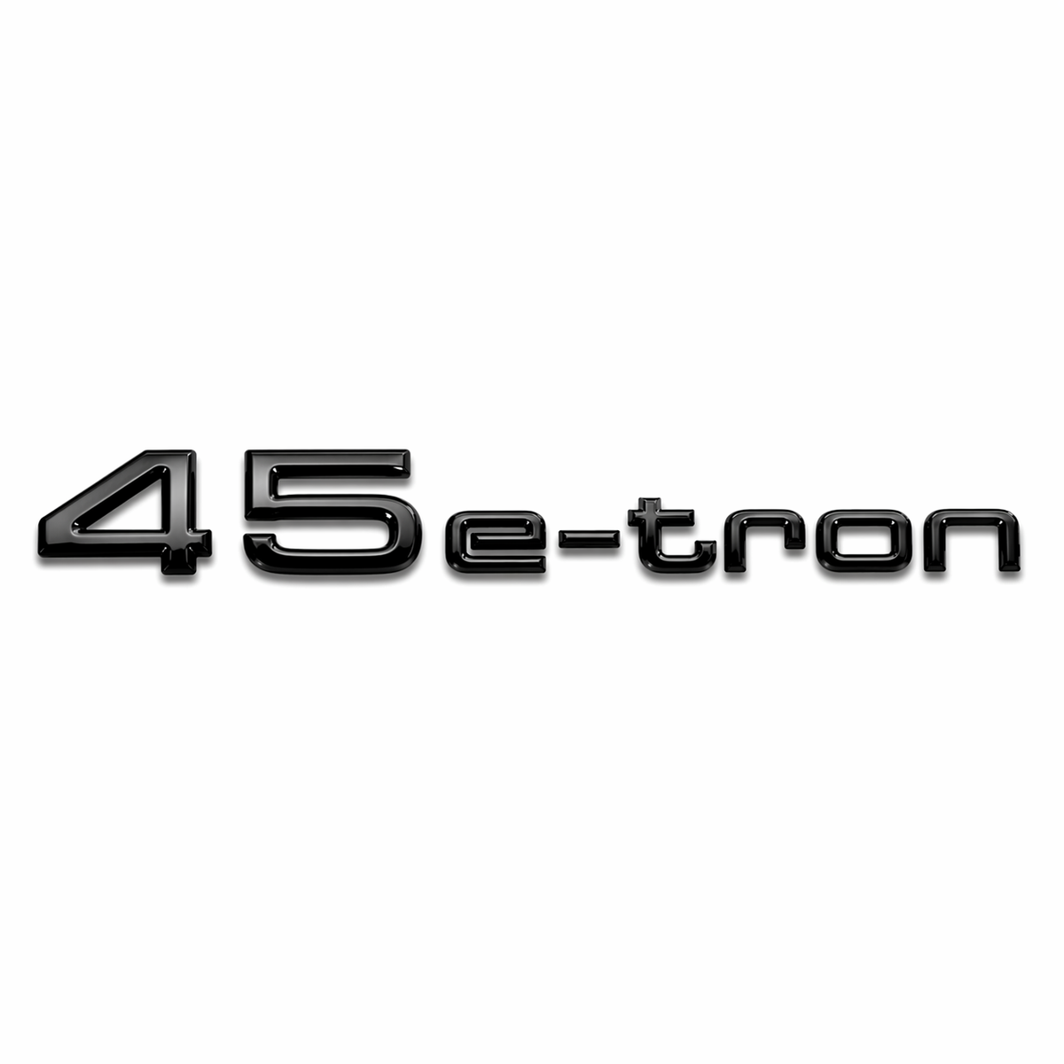 45 e-tron Siyah Bagaj Yazısı Audi Uyumlu