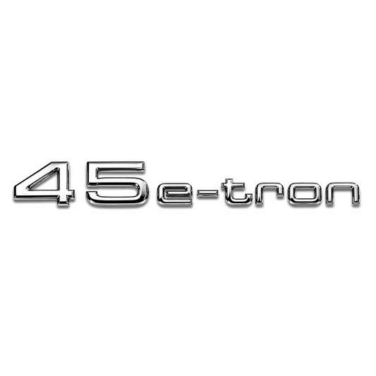 45 e-tron Krom Bagaj Yazısı Audi Uyumlu