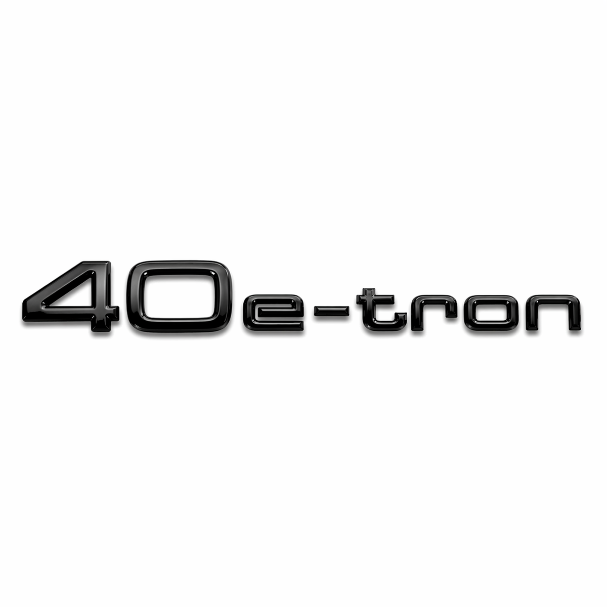 40E-TRON Siyah Bagaj Yazısı Audi Uyumlu