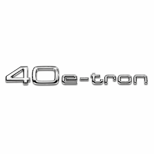 40 e-tron Krom Bagaj Yazısı Audi Uyumlu