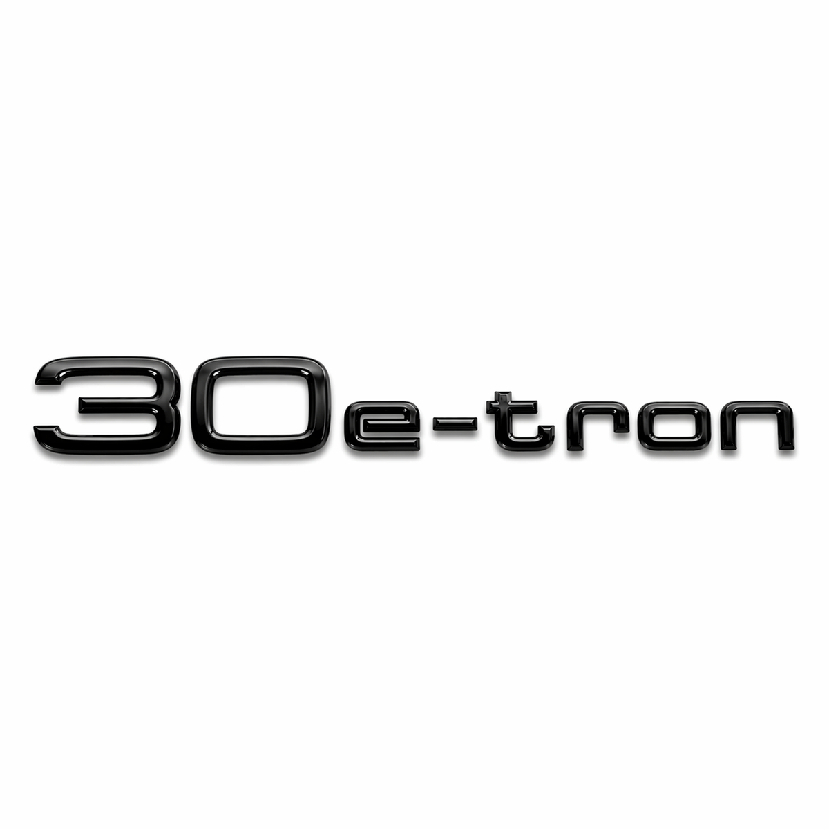 30E-TRON Siyah Bagaj Yazısı Audi Uyumlu