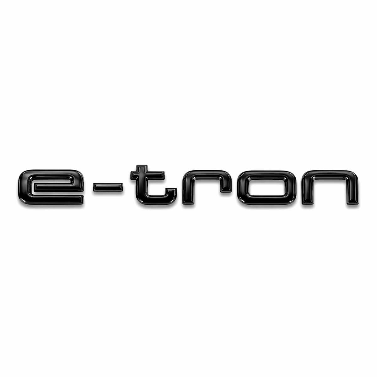 E-tron Küçük varyant Siyah Bagaj Yazısı Audi Uyumlu