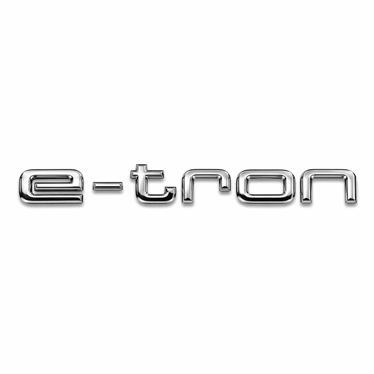 E-Tron Küçük varyant Krom Bagaj Yazısı Audi Uyumlu