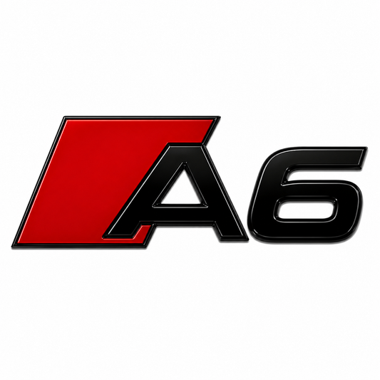 A6 2024-2025 Siyah Bagaj Yazısı Audi Uyumlu