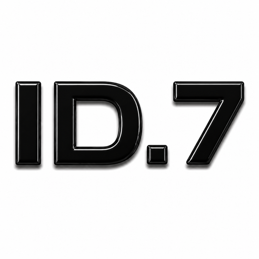 ID.7 Siyah Bagaj Yazısı Audi Uyumlu