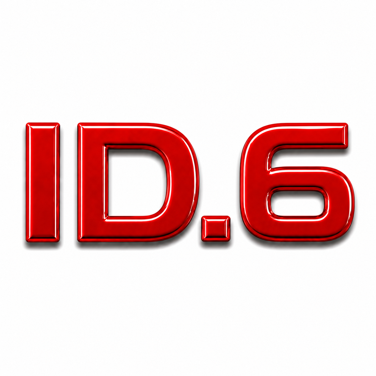 ID.6 Kırmızı Bagaj Yazısı Audi Uyumlu
