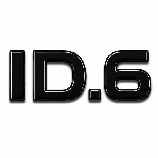 ID.6 Siyah Bagaj Yazısı Audi Uyumlu