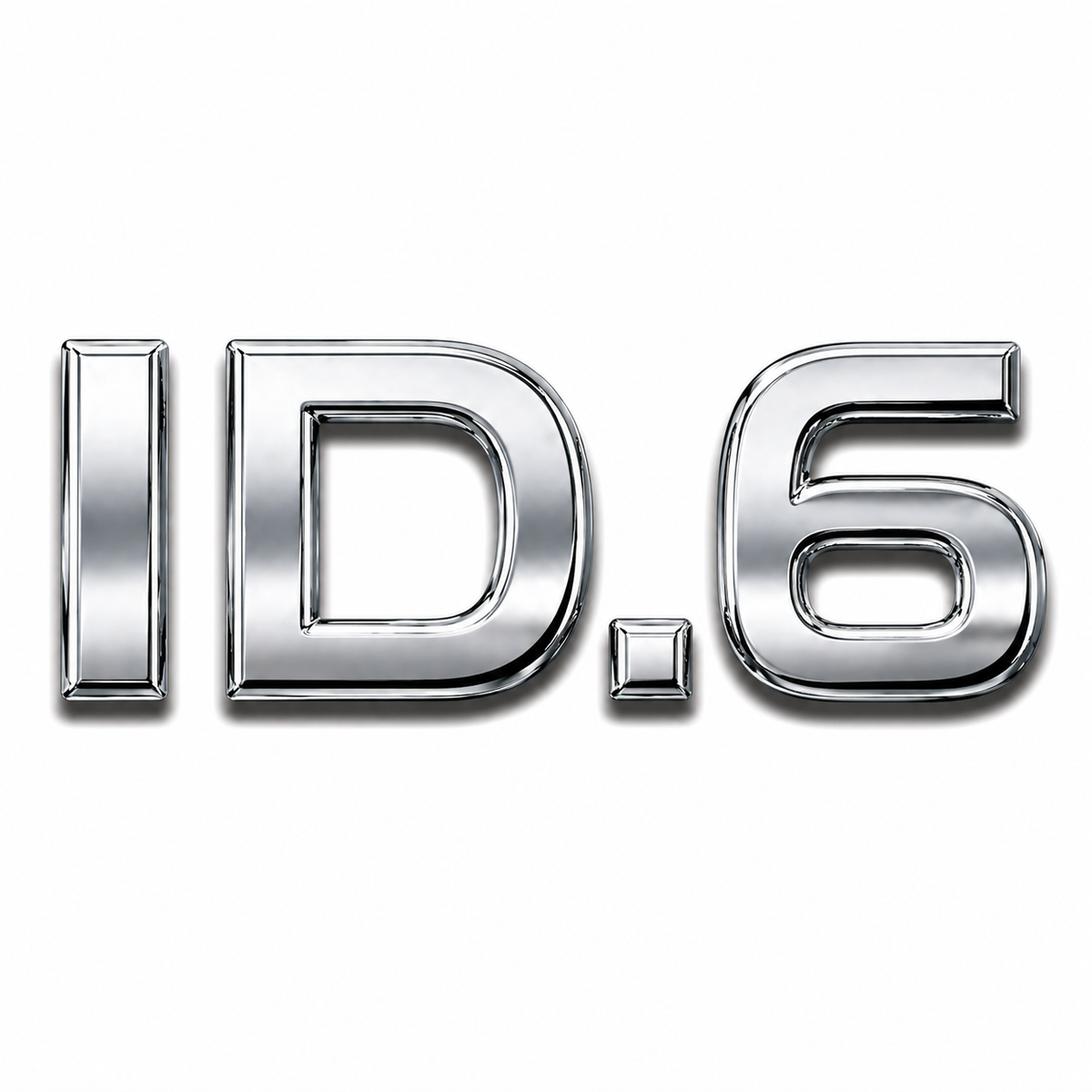 ID.6 Krom Bagaj Yazısı Audi Uyumlu