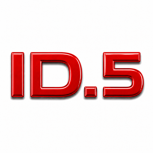 ID.5 Kırmızı Bagaj Yazısı Audi Uyumlu